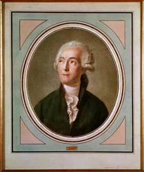 Portrait of Antoine Laurent de Lavoisier, French chemist, engraved by Pierre Michel Alix after a portrait by Jacques Louis David
